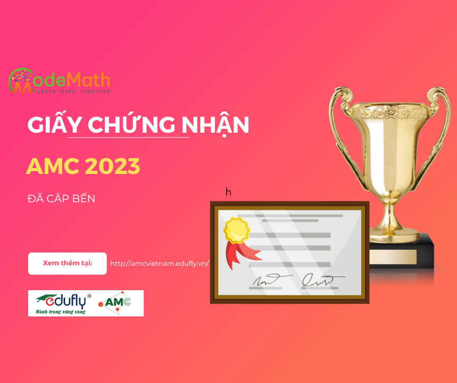 TRAO GIẤY CHỨNG NHẬN KỲ THI AMC ÚC 2023